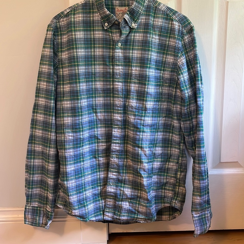 Jcrew mens organic cotton medium slim Oxford shirt